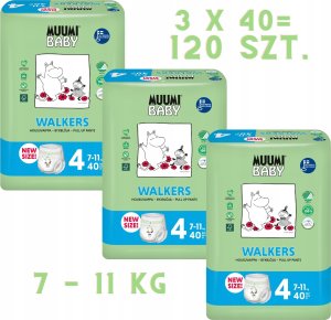Muumi Baby, Pieluchomajtki ekologiczne 4 (7-11kg), 40 szt. 10