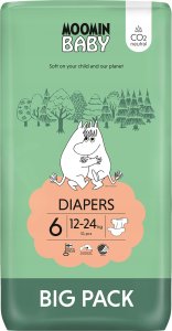 MOOMIN Baby, Pieluszki 6 JUNIOR (12-24kg), 51 szt. EKO BIG PACK 1