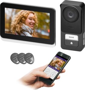 Philips WelcomeEye Connect 3, zestaw wideodomofonowy, 2-żyłowy, 7", Wi-Fi, ekran dotykowy, 3K, RFID 1