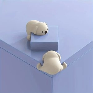 DA258B Ochraniacz narożników beżowy pies 3