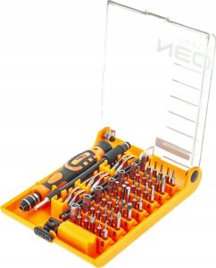 Końcówki wkrętakowe precyzyjne z uchwytem 45 szt. 3