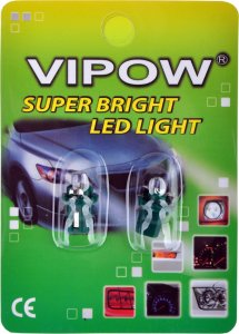 Żarówka samochodowa 12V B8.5d- 1LED  zielona/blister-2szt 1