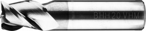 Frez węglikowy Baildon DIN 6527 K FWP3A 16 mm, VHM TiAlN, Z3, 82-16 mm 1
