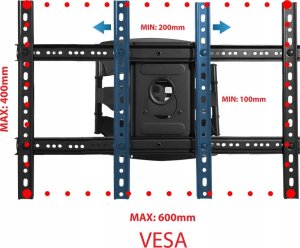 ERW021 Esperanza uchwyt do tv 40?-85" cronos 7