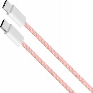 Kabel USB typu C - USB typu C 60 W 1 m różowy Kruger&amp;Matz Basic 3