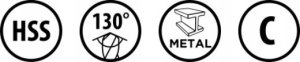Wiertło Nord Tools Komplet wierteł do stali i żeliwa NWKa M-25, 1,0-13,0 mm, szlifowane, HSS (25 szt.) 10
