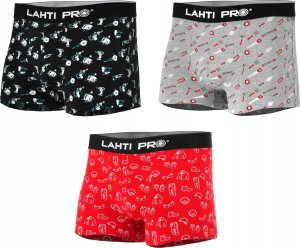 Bokserki męskie z druk. motywem mix, 3 pary, "3xl", lahti 2