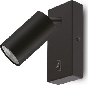 Kinkiet / lampa ścienna Maclean, punktowa, okrągła, GU10, z włącznikiem, 55x100mm, kolor czarny, MCE369 B 2