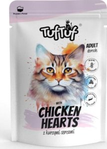 Tuf Tuf Kot saszetka dla kota z kurzymi sercami 100g 1