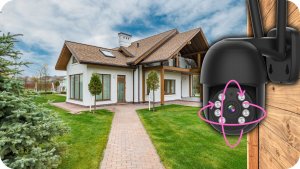 Zewnętrzna Kamera WIFI Obrotowa ICSEE 3MPx ŚLEDZENIE RUCHU 1536p CZARNA SD [i-3SCAM] 11