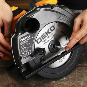 Piła tarczowa przecinarka do drewna DKCS12G185 DEKO 5