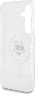 KARL LAGERFELD futerał do SAMSUNG S25 KLHMS25SHLSCHH (Magnetic IML Metal Choupette Head) biały 9