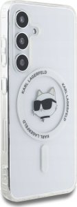 KARL LAGERFELD futerał do SAMSUNG S25 Plus KLHMS25MHLSCHH (Magnetic IML Metal Choupette Head) biały 5