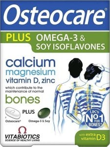 VITABIOTICS_Osteocare Plus Omega-3 &amp; Soy Isoflavones suplement diety 84 tabletek/kapsułek 1