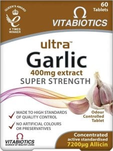 VITABIOTICS_Ultra Garlic czosnek bez zapachu suplement diety 60 tabletek 1