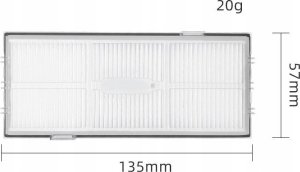 2x Filtr Powietrza Wymienny HEPA do Robota Xiaomi Roborock S8 / S7 PLUS / S8+ 5