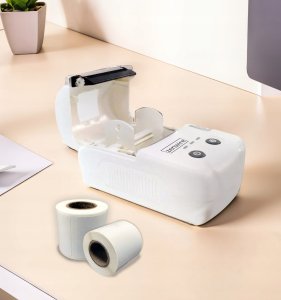 Mini Drukarka Etykiet Naklejek Przenośna Termiczna Bluetooth USB-C z Wbudowaną Baterią 1500 mAh Zenwire TP-210 2