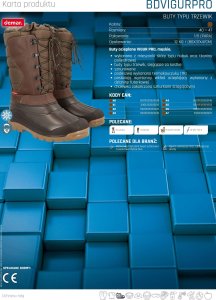 Buty trekkingowe męskie Reis BDVIGURPRO - Buty męskie ocieplane VIGUR PRO wykonane z mieszanki skóry typu nubuk podeszwa termokauczuk (TR) wymienny wkład ocieplający z dzianiny futerkowej 45 2