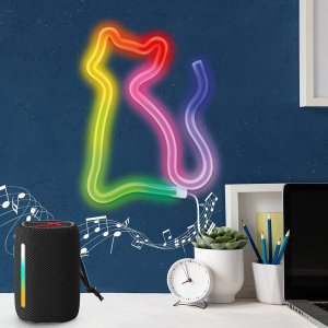 Neon dekoracyjny LED RGB KOT + pilot FLRN03 Forever Light 10