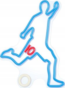 Neon dekoracyjny LED Plexi PIŁKARZ niebiesko-czerwony FPNE31 Forever Light 2