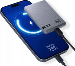 Powerbank 3MK Pocket Powerbank 5000mAh 12W USB-C gray/gray 10