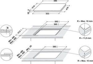 Płyta grzewcza Whirlpool WL S7260 NE Czarny Wbudowany 59 cm Płyta indukcyjna strefowa 4 strefy 2