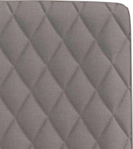 vidaXL Krzesła stołowe, 4 szt., kolor taupe, obite tkaniną 7