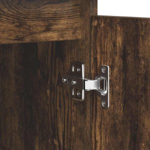 vidaXL Komoda z szufladami Dąb wędzony 100,5x35x98,5 cm Drewno klejone 9