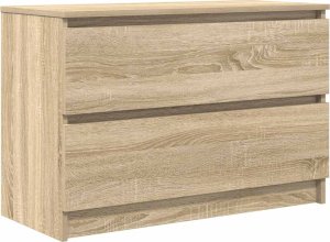 vidaXL Szafka RTV Sonoma Oak 80x35x54 cm Drewno klejone 2
