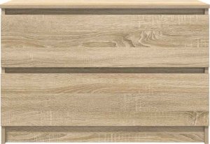 vidaXL Szafka RTV Sonoma Oak 80x35x54 cm Drewno klejone 6