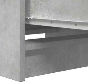vidaXL Komoda Betonowa Szara 37,5x35x99 cm Drewno klejone 9