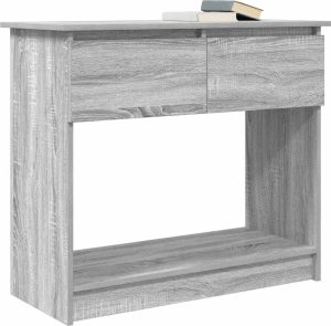 vidaXL Konsola z szufladami Szary Sonoma 85,5x38,5x74,5 cm 4