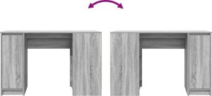 Biurko vidaXL Dąb Sonoma 120 cm x 42 cm 9