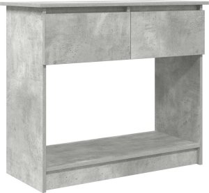 vidaXL Konsola z szufladami Betonowa Szarość 85,5x38,5x74,5 cm 2