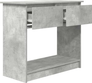 vidaXL Konsola z szufladami Betonowa Szarość 85,5x38,5x74,5 cm 5