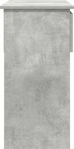 vidaXL Konsola z szufladami Betonowa Szarość 85,5x38,5x74,5 cm 7