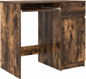 Biurko vidaXL Ciemnobrązowe 86 cm x 49 cm 2