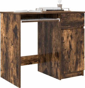 Biurko vidaXL Ciemnobrązowe 86 cm x 49 cm 4