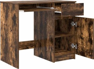 Biurko vidaXL Ciemnobrązowe 86 cm x 49 cm 5