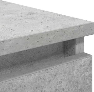 vidaXL Komoda z szufladami Betonowy Szary 37,5x35x99 cm Drewno klejone 9