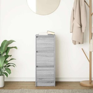 vidaXL Komoda Szara Sonoma 29,5x34x76 cm Drewno klejone 3