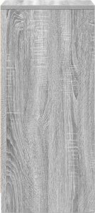vidaXL Komoda Szara Sonoma 29,5x34x76 cm Drewno klejone 7
