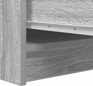 vidaXL Komoda Szara Sonoma 29,5x34x76 cm Drewno klejone 9