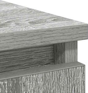 vidaXL Komoda z szufladą Szary Sonoma 71x35x65 cm Drewno klejone 10