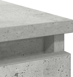 vidaXL Komoda z szufladą Betonowa szarość 71x35x65 cm Drewno klejone 10