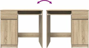 Biurko vidaXL Dąb Sonoma 86 cm x 49 cm 9