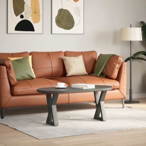 vidaXL Nogi do stolika kawowego 2 szt. Antracyt 28x(42-43,3) cm Stal 3