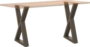 vidaXL Nogi do stołu jadalnego 2 szt. Stal 8