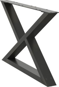 vidaXL Nogi do stolika kawowego 2 szt. Antracyt 70x(42-43,3) cm Stal 4