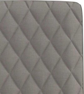 vidaXL Krzesła stołowe, 2 szt., kolor taupe, obite tkaniną 7